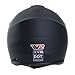 IV2 Youth/Kid Size Matte Black High Performance Motocross, ATV, Dirt Bike Helmet [DOT] - Large