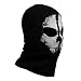 Unisex Black Balaclava Ghosts Cod Ghost Mask for Cosplay Party Halloween Outdoor Motorcycle Bike Cycling Hiking Protection Hooded Skull Bandana