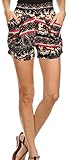 Simplicity® Women's Casual Print Harem Shorts w/ Side Pockets