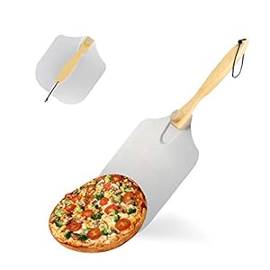 KATELUO Pizza Peel, Aluminium Pizza Peel, Pizza Schop, Pizza Paddle met Ergonomisch handvat, Pizza Spatel voor het…