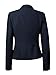 Calvin Klein Womens Striped Two Button Jacket Charcoal/White 10