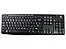 Keyboard Cover for Logitech MK295 MK270 MK200 K270 Wireless Keyboard, Logitech MK370 MK270 MK200 K270 Keyboard Skin Protector - Black