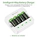 [Upgrade] Enegitech CR123a Rechargeable Lithium Battery 3.7V 750mAh 4Pack and Arlo Battery Charger for Arlo Security Camera VMC3030 VMK3200 VMS3330 3430 3530