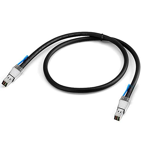 External Mini SAS HD SFF-8644 to Mini SAS High Density HD SFF-8644 Data Server Raid Cable 50cm 12Gbps - Thumbnail 5