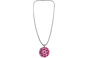 Golf Pendant Necklace, Golf Ball Marker Necklace Beautiful Crystal Golf Ball Marker with Bling Necklace For Lady Golfer (show