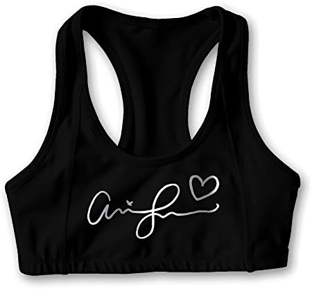 Ariana Grande Signature Platinum Logo Women's Oxjwn Yoga Sports Bra