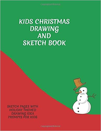 Amazoncom Kids Christmas Drawing And Sketch Book Holiday
