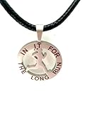 Runner Girl Mantra Charm Necklace - Jewelry by Run Inspired Designs