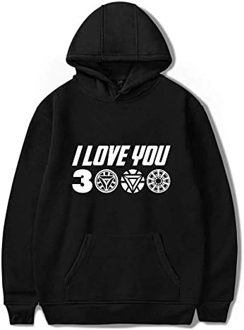 UTOVE Iron Man I Love You 3000 Marvel Comics Superheroes Fans Gift Kids & Adults Tee Hooded Sweater