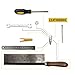 AOWA Multifunction Pin Hair Clip Ruler Cutter Screwdriver Keychain Self-defense Pocket Survival Tool Utility Party USE