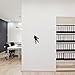 TheVinylGuru - Basketball Wall Decal - Dribbling Ball Vinyl Art Silhouette for Home Decor