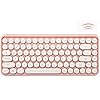 FELiCON-Wireless-Bluetooth-Keyboard-Compact-84-keys-Lightweight-KeyboardRetro-StyleMatte-TextureTypewriter-DesignCompatible-with-Android-iOS-Windowsfor-PCLaptopSmartphone-Pink FELiCON 308i Retro Wireless Keyboard, Bluetooth Silent Cute Computer Keyboard with Round Punk Compact 84 keys…
