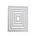 Cutting Dies Rectangle Shape for Card Making Photo Album Decoration