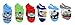 Thomas the Train & Friends Boys 6 pack Socks (Baby/Toddler) (Blue/Green Thomas, 2T-4T Toddler (Shoe: 4-7))