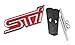 Auto Car red STI Rally WRX WRC Impreza metal Front Grille Grill Badge Emblem