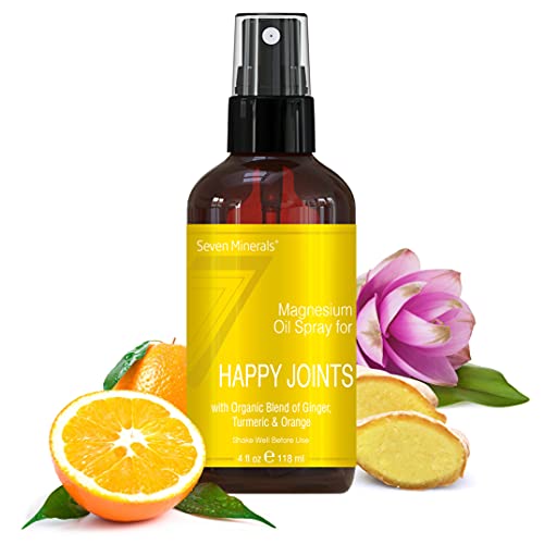 Magnesium Happy Joints Spray Powerful USA Made Magnesium Oil Blend