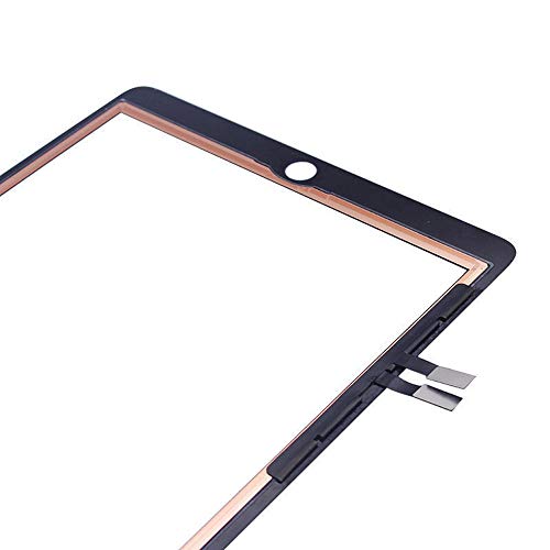 White Digitizer Repair Kit for iPad 9.7" 2018 iPad 6 6th Gen A1893 A1954 Touch Screen Digitizer Replacement (Without Home Button,Not Include LCD) +Pre-Installed Adhesive + Tools