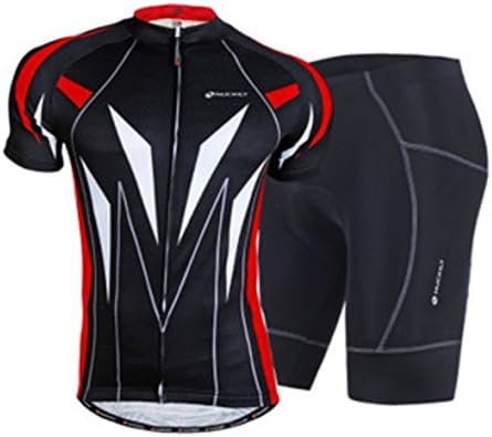 (Type:Set size:XXL) windbreaker Cycling Men breathable vest New Sleeve Jersey perspiration For performance Short Jerseys