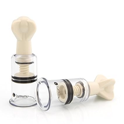 Deluxe 2er Set Nippelsucker Busenfreund (Ø 25 mm), Brustwarzensauger in Geschenkbox, Nippelsauger extra stark