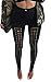 Lovaru Women's Fashion Lace Up Cross Drawstring Tight Pencil Leggings