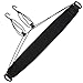 Neotech Classic 2 Hook Instrument Strap - Regular - Metal Open Hook Neck Strap for Alto Saxophone, Bass Clarinets, English Horns & More - Comfortable Neoprene Instrument Neck Strap - Black