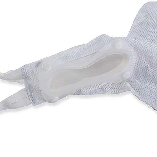 Finlon Reusable Portable Wearable Urinal Urine Bag Ventilate Urine Collector Pee Bag Incontinence Aid Bathroom 1000ml (Men)