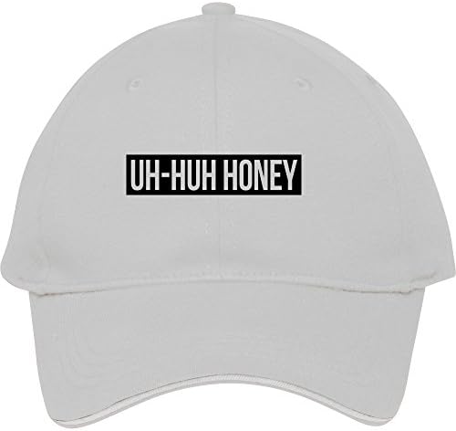 2015 New Fashion Uh Huh Honey White Baseball Cap Adjustable Snapback Unisex Cotton