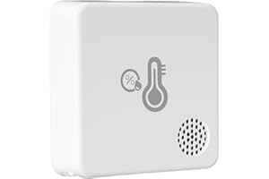 MOCREO ST6 Indoor Wireless Thermometer Hygrometer, Remote Temperature Humidity Monitor, Smart Temperature Sensor with App and Email Alert, 2 Years Data Storage Export (Hub Required)