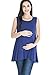 Smallshow Maternity Tops Sleeveless Tunic with Discrete Nursing Access (S)