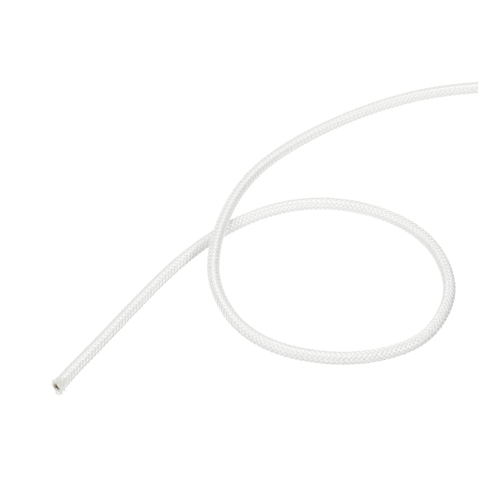 YOKIVE Electronic Wire, 14AWG Insulated Silicone Cable, for Connecting Electrical Devices, Great for Metallurgy, Chemical Industry, Home (White, 16.4 Ft)