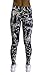 Velocity - Soft, Comfy, Printed Leggings – Full Length Yoga Pants – Astro Grey – Medium