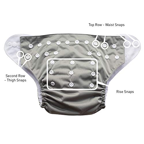 Surfs Up Cloth Pocket Diapers 7 Pack, 7 Bamboo Inserts, 1 Wet Bag by Nora's Nursery - Thumbnail 4