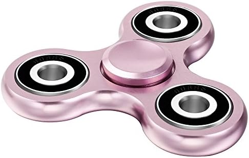 SmileCent Fidget Tri-Spinner Toy For Adults &amp; Kids | Anti-Anxiety Hand Spinner With Smooth Surfaces &amp; Perfectly Balanced Bearings | Eliminate Stress &amp; ADD/ADHD Symptoms, Relax &amp; Improve Focus (Pink)