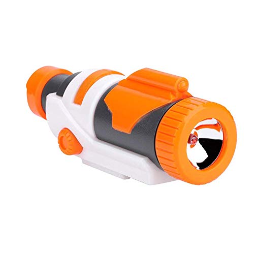 TEANTECH Plastic Tactical Flashlight for Nerf Modify Toy Nerf Gun Accessories,Blue Light