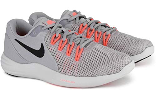 nike lunar apparent black running shoes