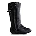 Girls Faux Leather Basic Long Zipper Closure Boots (Toddler/Little Kid)