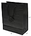 Novel Box Black Gift Bags with Handles 10 Pack 8x4x10 Inches Large Paper Bulk Gift Bags for Business, Shopping, Birthday, Party Favor - Euro Tote Paper Bag for Groceries & Personal Use