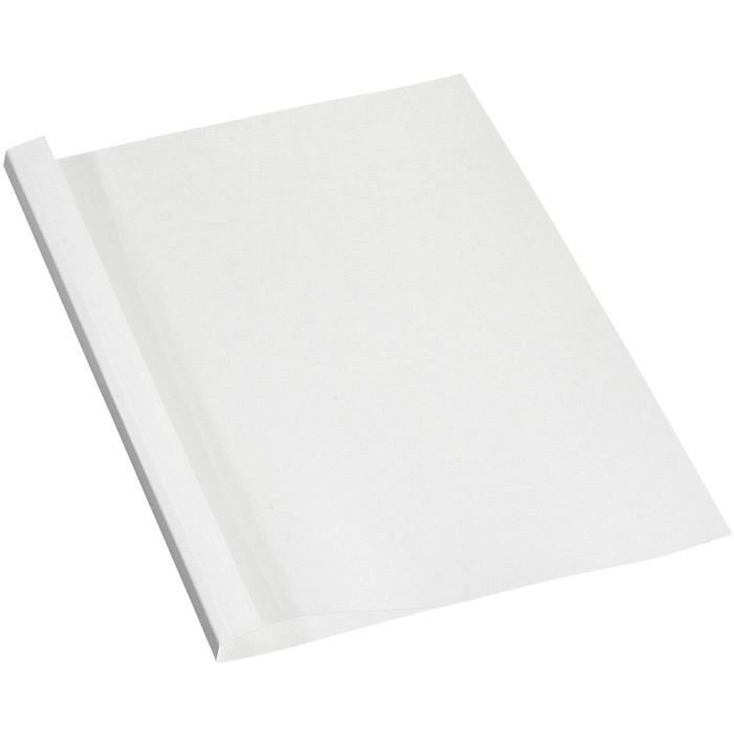 Fellowes 10mm Thermal Binding Covers - 81-100 Sheet Capacity - Pack of 100 White Thermal Binding Covers