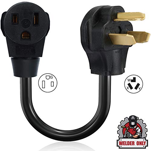 BOEEMI Welder Adapter Cord Adapts 50 amp Welder Plug to 30 amp 3Prong