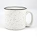 Marble Creek Ceramic Campfire Mug, 15oz - Set of 4 (White)