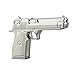 CHUYI Cool Metal Gun Shape 8GB USB 2.0 Flash Drive Novelty Pen Drive Thumb Drive Data Storage Memory Stick Pistol Jump Drive U Disk (Silver)