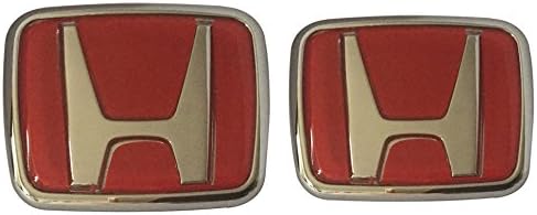 LNR NEW GENERIC TYPE R FRONT REAR BACK RED EMBLEM SET ACURE PRELUDE ACCORD INTEGRA DC5 CIVIC TYPE S TYPE R RSX