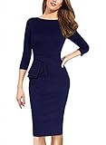 Viwenni Womens Vintage Cocktail Party Tunic Sheath Pencil work to wear Wedding Dress