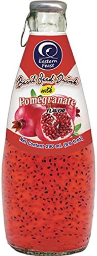 Basil Seed Drink, 290ml (4 Pack) | Eastern Feast (Pomegranate)