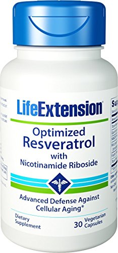 Life Extension Optimized Resveratrol with Nicotinamide Riboside 30 Vegetarian Capsules Life Extension Optimized Resveratrol with Nicotinamide Riboside 30 Vegetarian Capsules