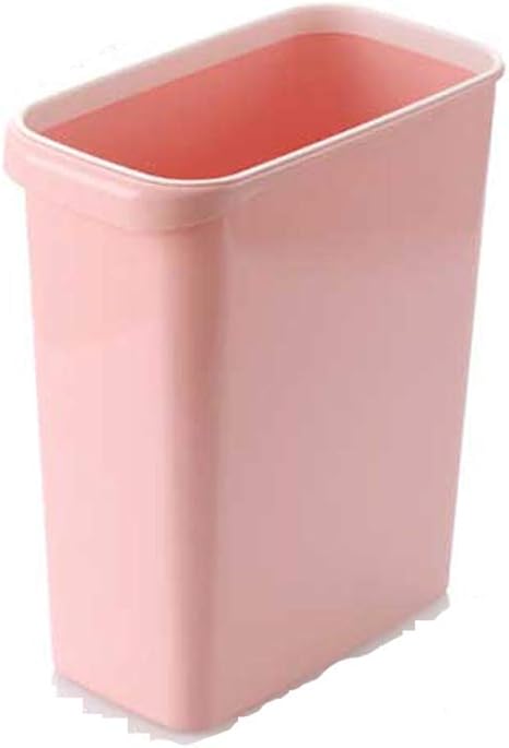 WYJBD Hogar Descubierta Bote de Basura, plástico Grueso Cesta de Papel