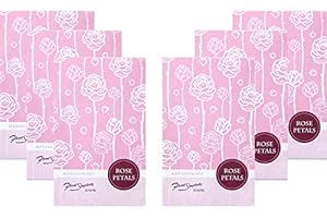 FloralSimplicity Rose Petals Scented Sachets Pack of 6, Spring and Summer - Long-Lasting Scented Bags, Home Fragrance, Air Freshener & Deodorizer for Closet, Room, Drawer, or Cars, Made in USA
