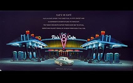 disney cars precision series flo's v8 cafe