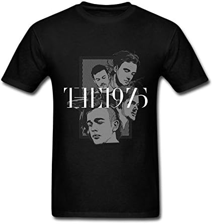 Annehoney The 1975 tour 2016 fashion Men's T Shirt Black