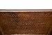 Premier Copper Products LRECDB 17-Inch Rectangle Hammered Copper Bathroom Sink, Oil Rubbed Bronze